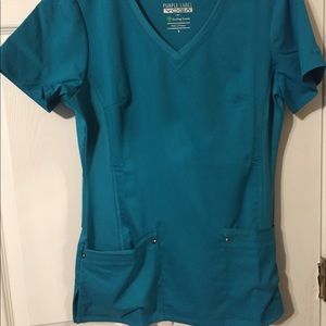 Purple Label by Healing Hands Teal Yoga Scrubs